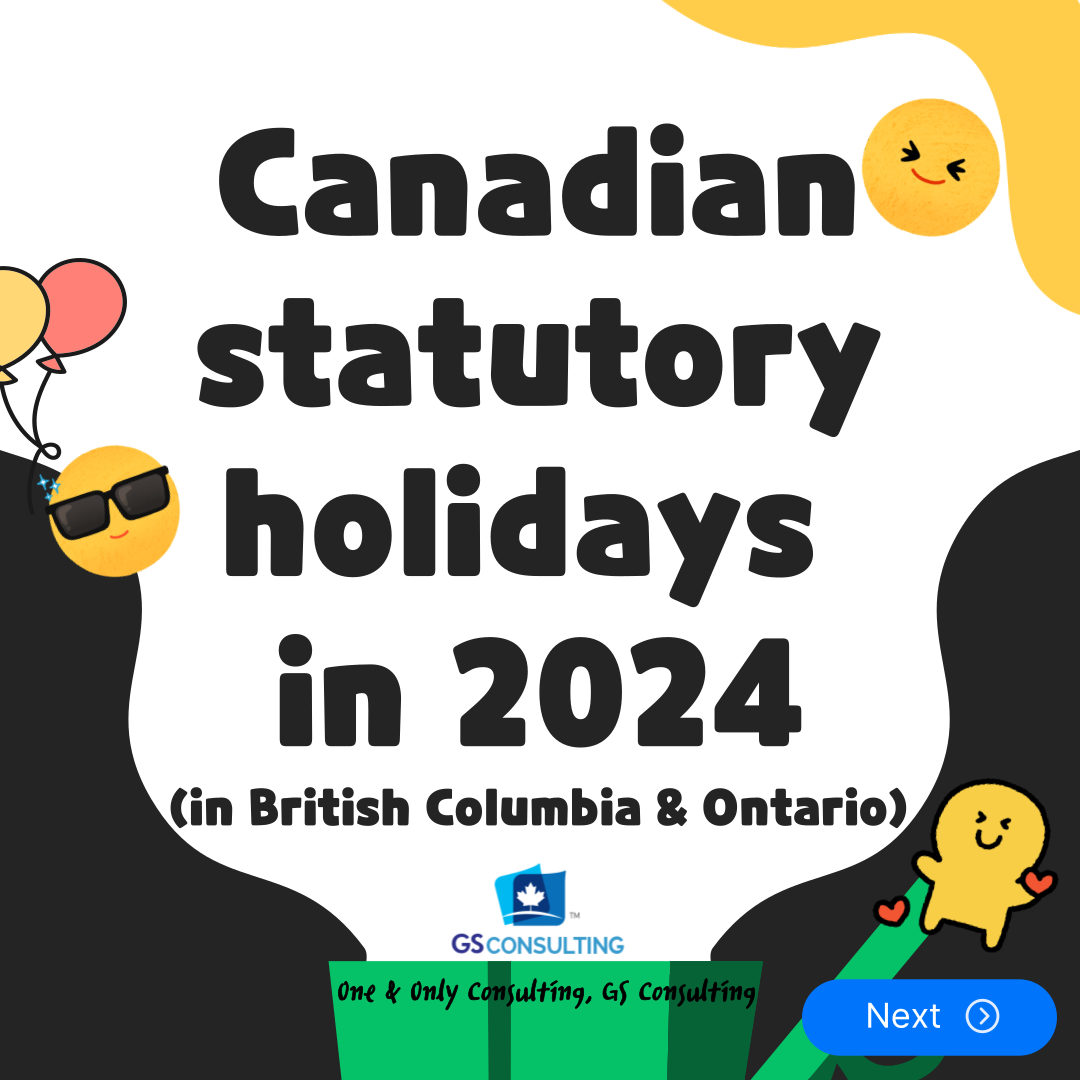 Canada Public Holidays 2024, Statutory Holidays in Canada